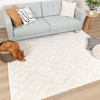 Teppich Skandinavisch - Lova Diamond Creme