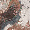 Teppich Abstrakt Rund - Xavier Wave Blau Rot - thumbnail 3