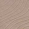 Runder Teppich Wohnzimmer - Charm Waves Beige - thumbnail 3