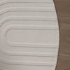 Runder Teppich Wohnzimmer - Charm Curves Weiß - thumbnail 4