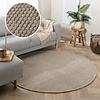 Wollteppich Rund - Bliss Beige Braun - thumbnail