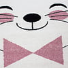 Kindertepppich Rund - Anna Katze Rosa - thumbnail 1