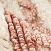 Quadratischer Boho Teppich - Basai 225 Rosa Creme - thumbnail 2