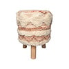 Boho Hocker - Basai 225 Rosa Creme - thumbnail 1