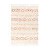 Boho Decke - Basai 225 Rosa Creme - thumbnail 1