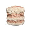 Boho Hocker - Basai 225 Rosa Creme - thumbnail 1