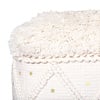 Boho Hocker Würfel - Basai 525 Creme - thumbnail 3