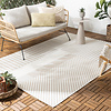 Outdoor Teppich - Capri Lines Beige Creme - thumbnail