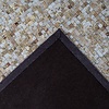 Teppich Patchwork Leder - Filz Beige Gold 100  - thumbnail 4