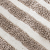 Badematte - Hollis Stripes Taupe Weiß - thumbnail 3