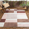 Gartenteppich Abstrakt - Groovy Blocks Creme Terra - thumbnail