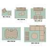 Gartenteppich Abstrakt - Groovy Tiles Lila - thumbnail 7