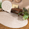 In- & Outdoor Jute Teppich Oval - Bali Beige - thumbnail