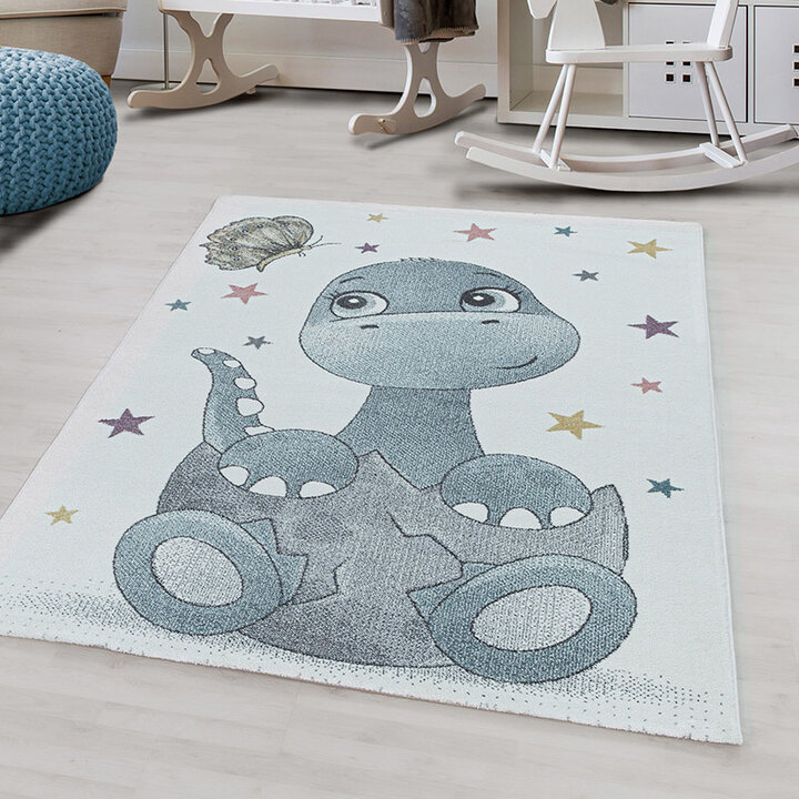 Kinderteppich Dino - Fleurtje Blau