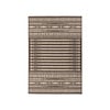 In- & Outdoor Teppich - Swash Lines 200 Braun Creme - thumbnail 1