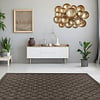 In- & Outdoor Teppich - Swash Diamonds 300 Grau Braun - thumbnail