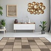 In- & Outdoor Teppich - Swash Tiles 400 Braun Creme - thumbnail