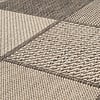 In- & Outdoor Teppich - Swash Tiles 400 Braun Creme - thumbnail 2