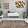 In- & Outdoor Teppich - Swash ZigZag 600 Braun Creme - thumbnail