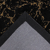 Marmor Teppich - Botticino 225 Schwarz Gold - thumbnail 4