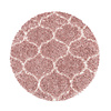 Berberteppich Rund - Agadir Circle Rosa Creme - thumbnail