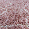 Berberteppich Rund - Agadir Circle Rosa Creme - thumbnail 1