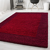 Hochflor Teppich - Edge Rot - thumbnail