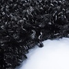 Hochflor Teppich Rund - Edge Schwarz - thumbnail 1