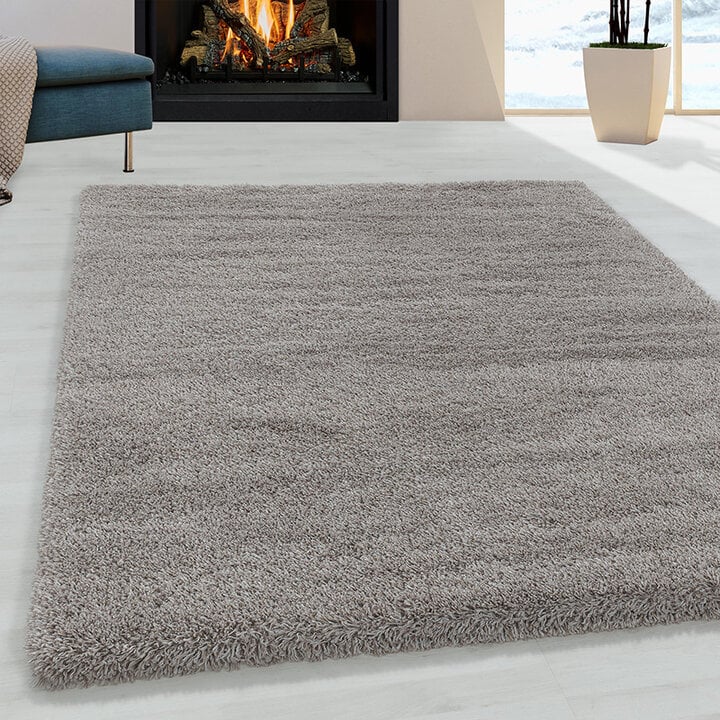 Hochflor Teppich - Fuzzy Beige