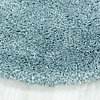 Hochflor Teppich Rund - Fuzzy Hellblau - thumbnail 2