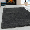 Hochflor Teppich - Fuzzy Dunkelgrau - thumbnail