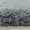 Hochflor Teppich Rund - Fuzzy Grau - thumbnail 3