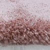 Hochflor Teppich Rund - Fuzzy Rosa - thumbnail 3