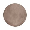 Flauschiger Teppich Rund - Cozy Taupe - thumbnail 1