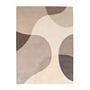 Wollteppich Abstrakt - Clarice Braun Beige - thumbnail 1