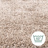 Waschbarer Hochflor Teppich - Tidy Taupe - thumbnail 1