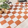 In- & Outdoor Teppich - Summer Blocks Terracotta - thumbnail