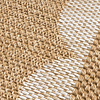 In- & Outdoor Jute Teppich- Daisy Border Weiß - thumbnail 2