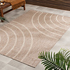 In- & Outdoor Teppich - Sierra Curves Beige Creme - thumbnail