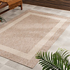 In- & Outdoor Teppich - Sierra Border Beige Creme - thumbnail