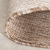 In- & Outdoor Teppich Rund - Sierra Border Creme Beige - thumbnail 5