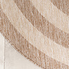 In- & Outdoor Teppich Rund - Sierra Frame Beige Creme - thumbnail 3