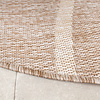 In- & Outdoor Teppich Rund - Sierra Curves Beige Creme - thumbnail 4