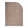 Teppich Organisch - Flowy Wavy Taupe - thumbnail 1