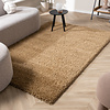 Hochflor Wohnzimmer Teppich - Yves Gold - thumbnail