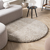 Runder Wohnzimmer Teppich - Yves Beige - thumbnail