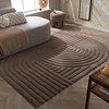 Teppich Organisch - Flowy Wavy Taupe - thumbnail