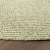 In- & Outdoor Jute Teppich Rund - Bali Mint - thumbnail 4