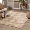 Jute Teppich - Raya Tiles Beige - thumbnail