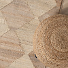 Jute Teppich - Raya Tiles Beige - thumbnail 2